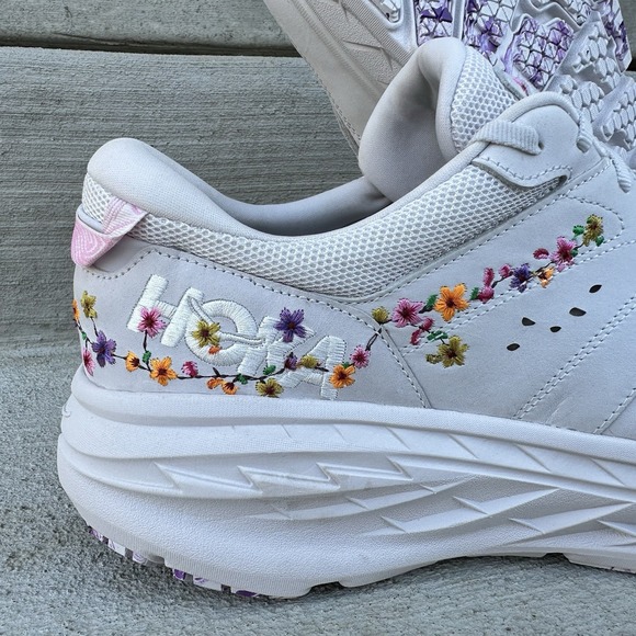 Men\'s Size 14 Hoka One One Bondi L BP‎ Anthropologie Vibrant Bloom Running Shoes main image 7